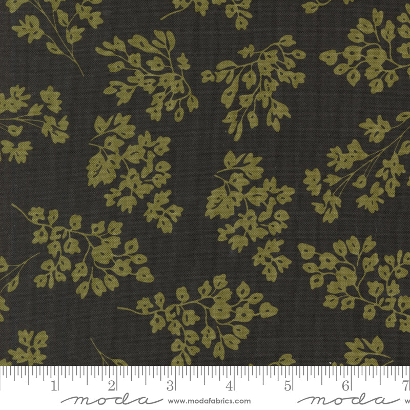 Botany Seedlings Ink Yardage for Moda - 11555 12 - PRICE PER 1/2 YARD