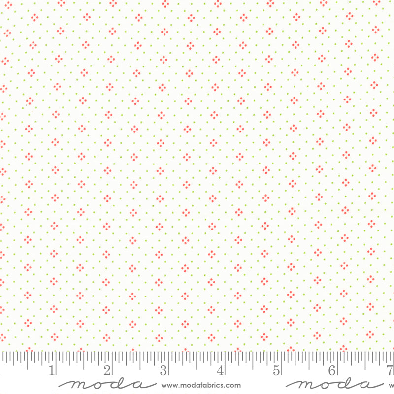 Eyelet Ivory Holly Yardage by Stacy Lest Hsu for Moda - 20488 86 - PRICE PER 1/2 YARD
