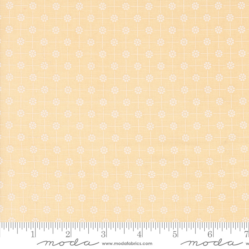 Cottage Charm Enjoyable Yellow Yardage for Moda - 31755 13 - PRICE PER 1/2 YARD