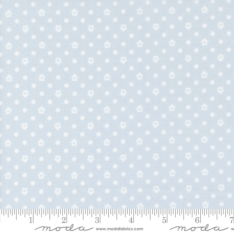 Cottage Charm Light Blue Yardage for Moda - 31758 20 - PRICE PER 1/2 YARD