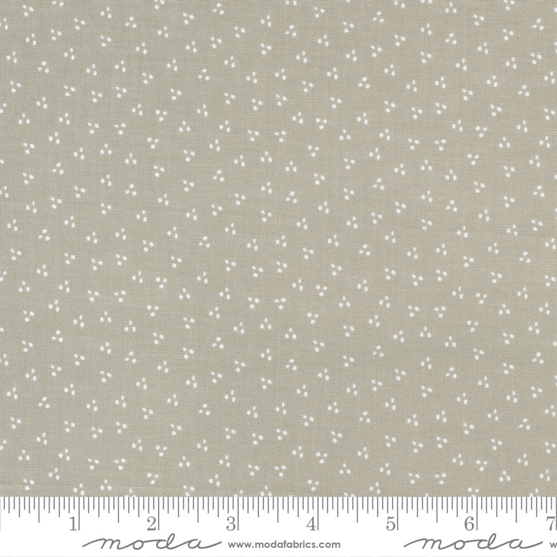 Bountiful Blooms Spring Dots Stone Yardage for Moda - 37668 20- PRICE PER 1/2 YARD
