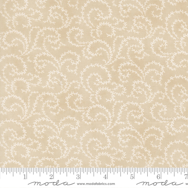 Breathtaking Blues Ecru Yardage for Moda -44407 12- PRICE PER 1/2 Yard
