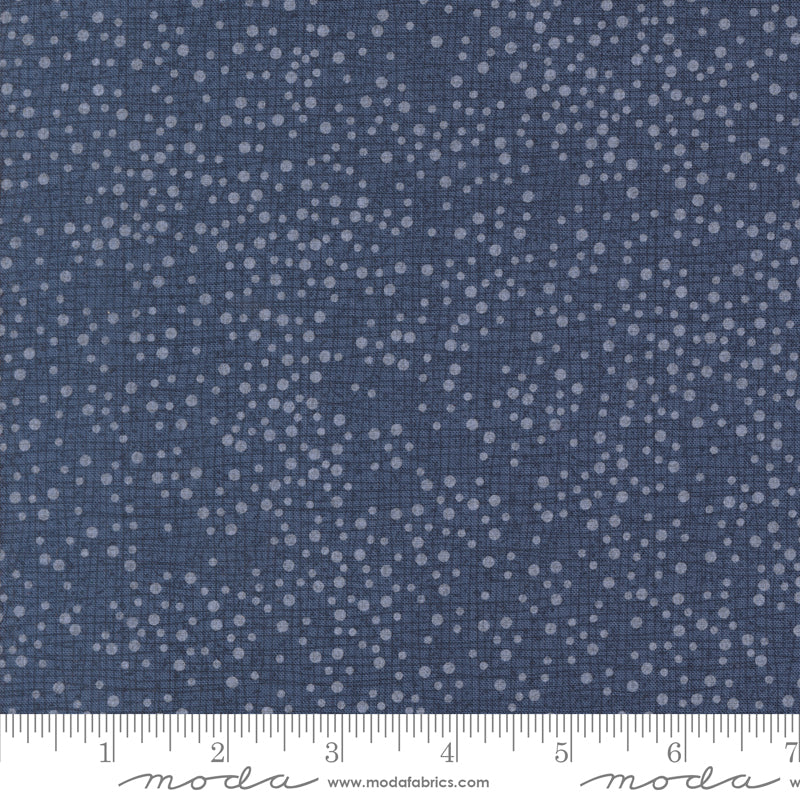 Dotty Thatched Navy Yardage for Moda - 48715 94 - PRICE PER 1/2 YARD