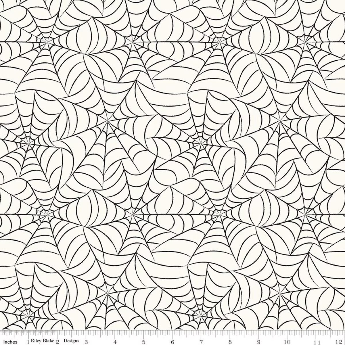 Frank And Friends Webs Cloud Yardage by Riley Blake Designs C17474-CLOUD- PRICE PER 1/2 YARD