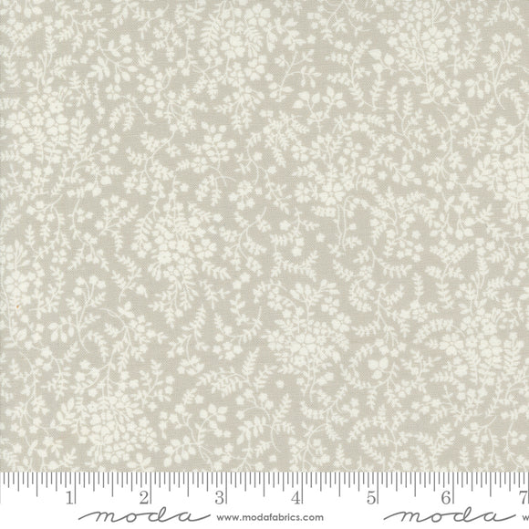 Shoreline Breeze Small Floral Grey Yardage by for Moda - 55304 26 - PRICE PER 1/2 YARD