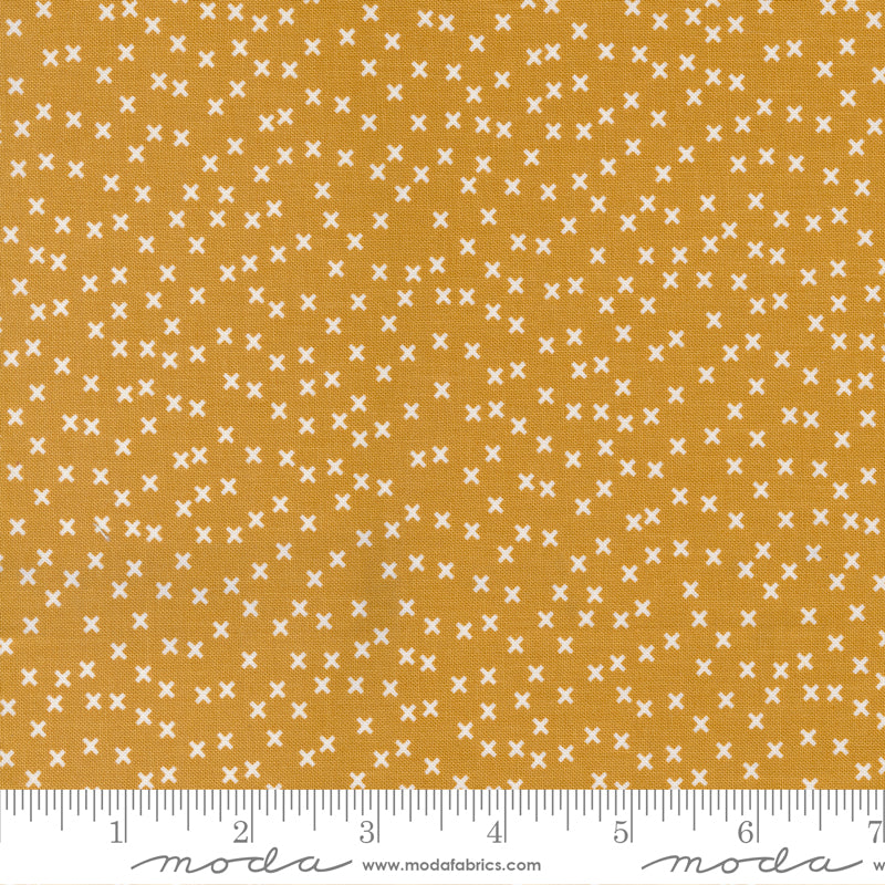Vintage X Yellow Yardage for Moda - 55657 14 - PRICE PER 1/2 YARD