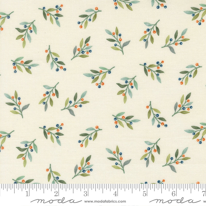 I Love Fall Most Warm White Yardage for Moda - 56144 11 - PRICE PER 1/2 YARD