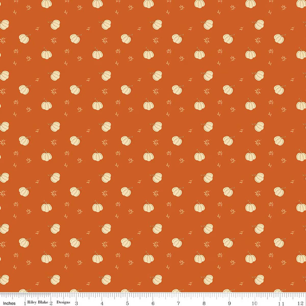 Bountiful Pumpkins Autumn Yardage by Sand Gervais for RBD-C17864-AUTUMN- PRICE PER 1/2 YARD