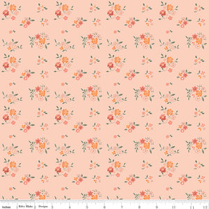 Spring's In Town Bouquets Blush Ydg for RBD C14213 BLUSH - PRICE PER 1/2 YARD