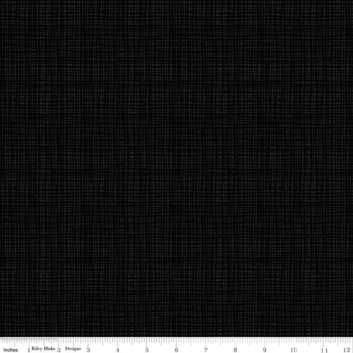Texture Black Yardage by Sandy Gervais for Riley Blake Designs-C610 BLACK- PRICE PER 1/2 YARD