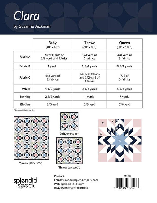 Clara Paper Pattern by Splendid Speck