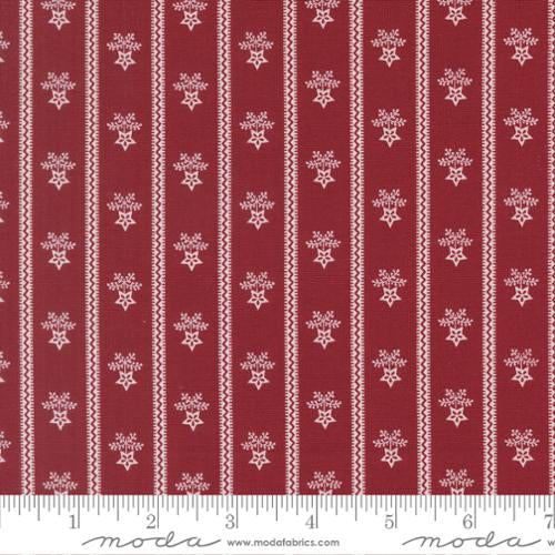 American Gatherings III Deep Crimson Yardage for Moda - 49322 13 - PRICE PER 1/2 YARD