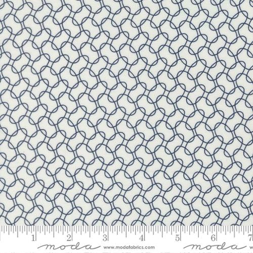 American Gatherings III Cloud Nautica Yardage for Moda - 49323 24 - PRICE PER 1/2 YARD
