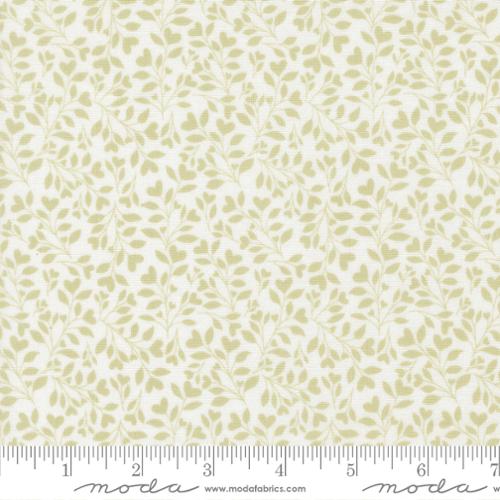 Abide Linen White Light Green Yardage for Moda - 18794 25 - PRICE PER 1/2 YARD