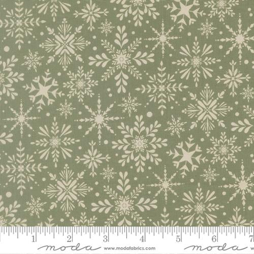 Gingerbread Lane Mistletoe Yardage for Moda - 26153 13 - PRICE PER 1/2 YARD