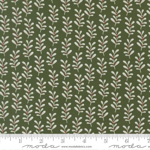 Gingerbread Lane Holly Yardage for Moda - 26154 14 - PRICE PER 1/2 YARD