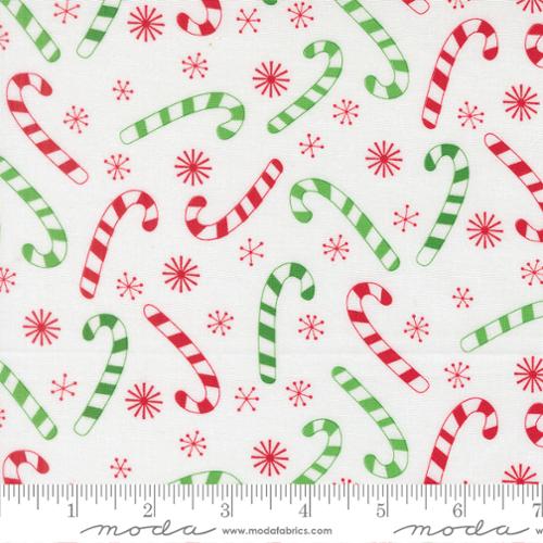 Snow Time Winter White Yardage for Moda - 22503 11 - PRICE PER 1/2 YARD