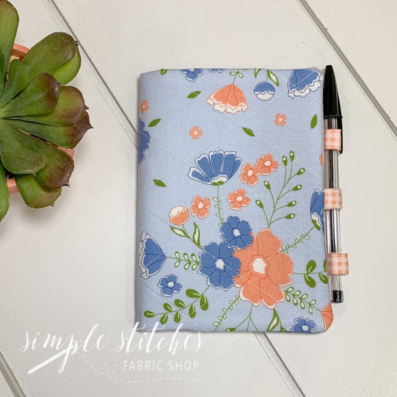 Peachy Keen Notebook with Cover - Made by Sienna