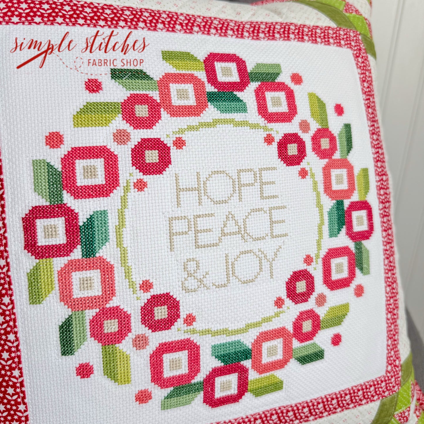 Peaceful Posy Pillow Kit - Floral Backing