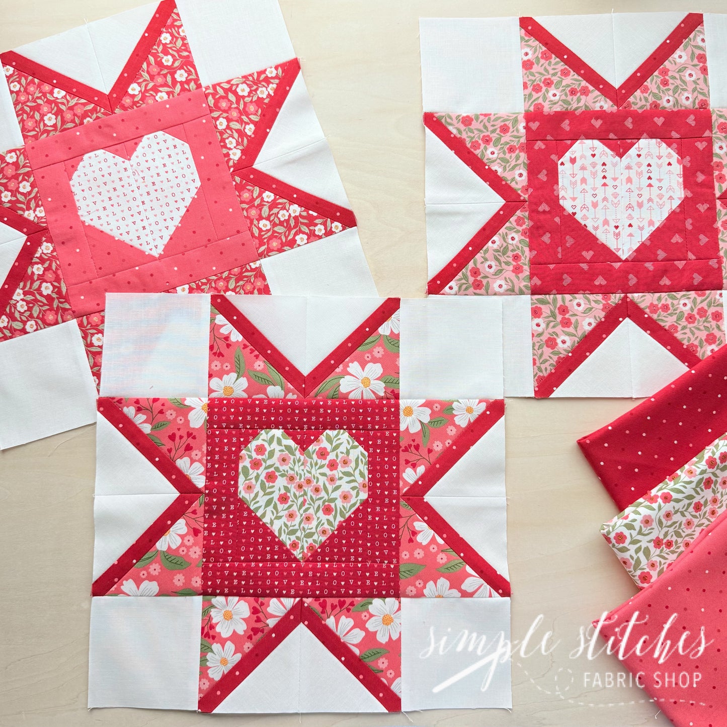 Love Struck Paper Pattern - WHOLESALE (set of 10)