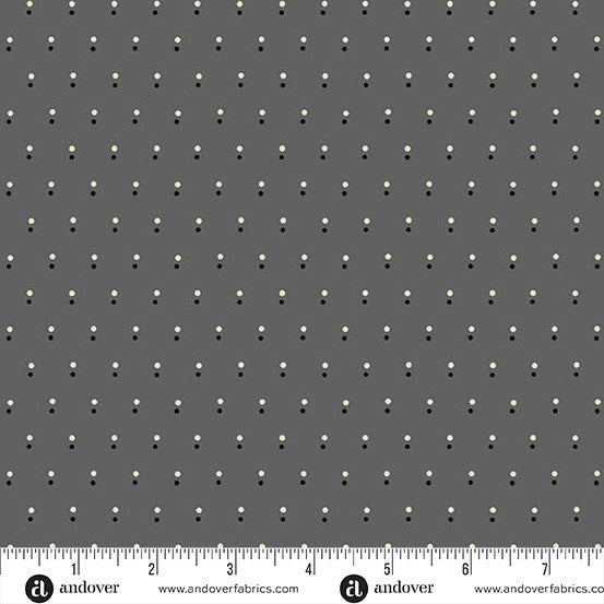 Nightfall Shadow Dot Gray Yardage for Andover - A-10206-C- PRICE PER 1/2 YARD