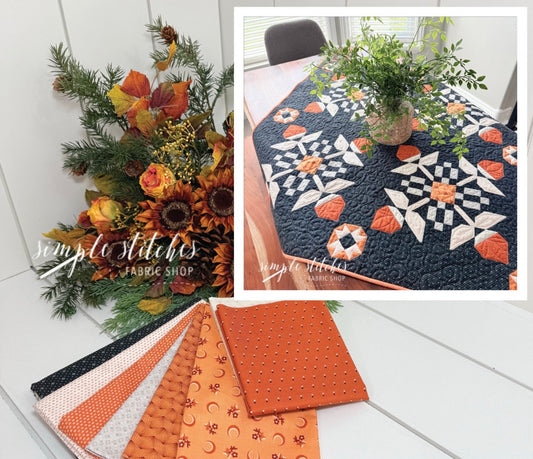 Pecan Blossoms Midnight Quilt