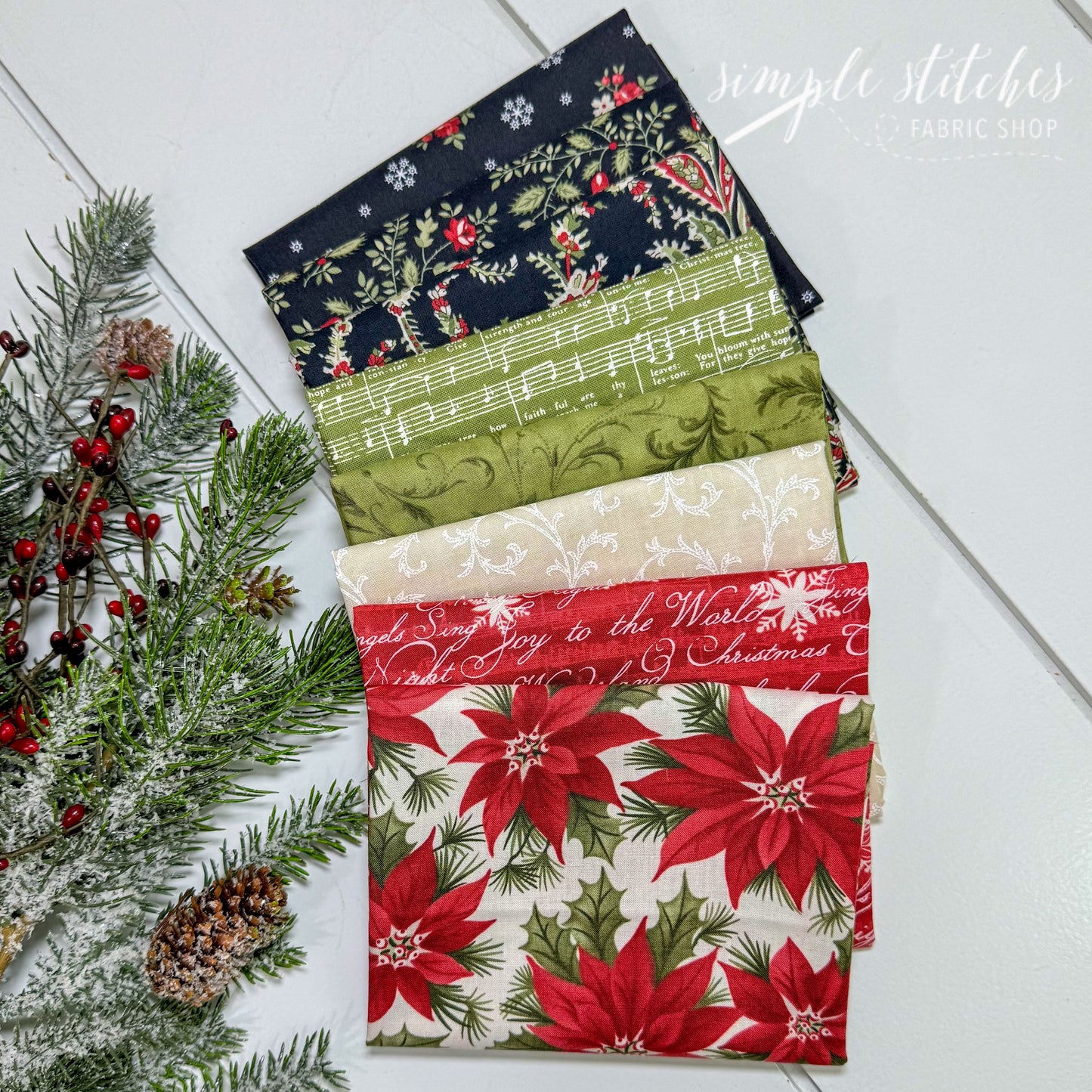 A Christmas Carol Simple Bundle (8) Fat Quarter Bundle