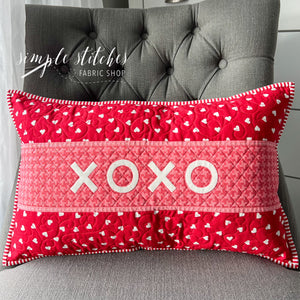 XOXO Pillow - made by Myra