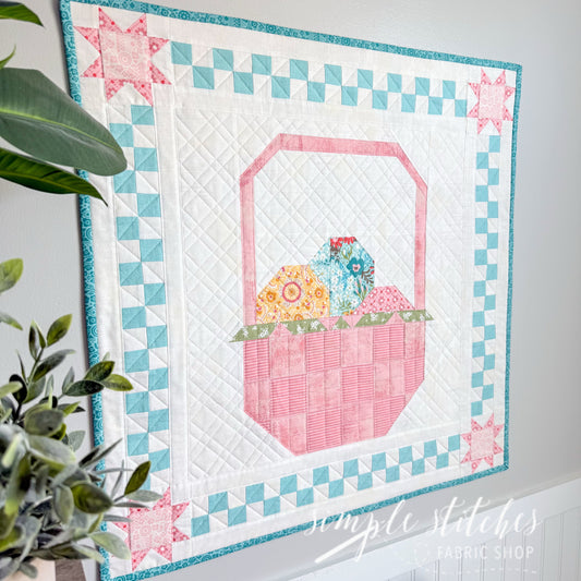 Easter Basket Mini Quilt PDF Pattern