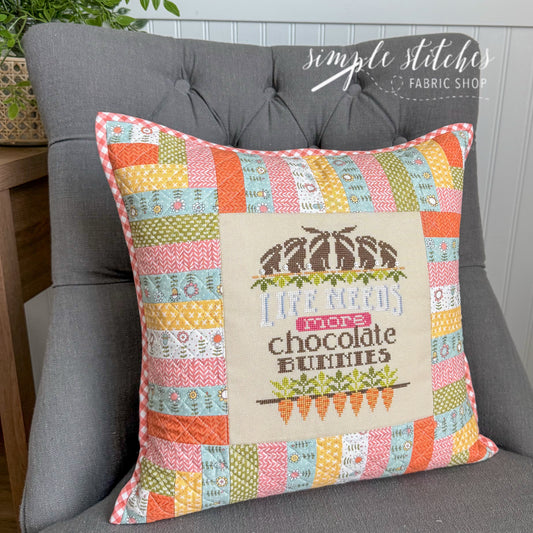 More Chocolate Bunnies Pillow Pattern