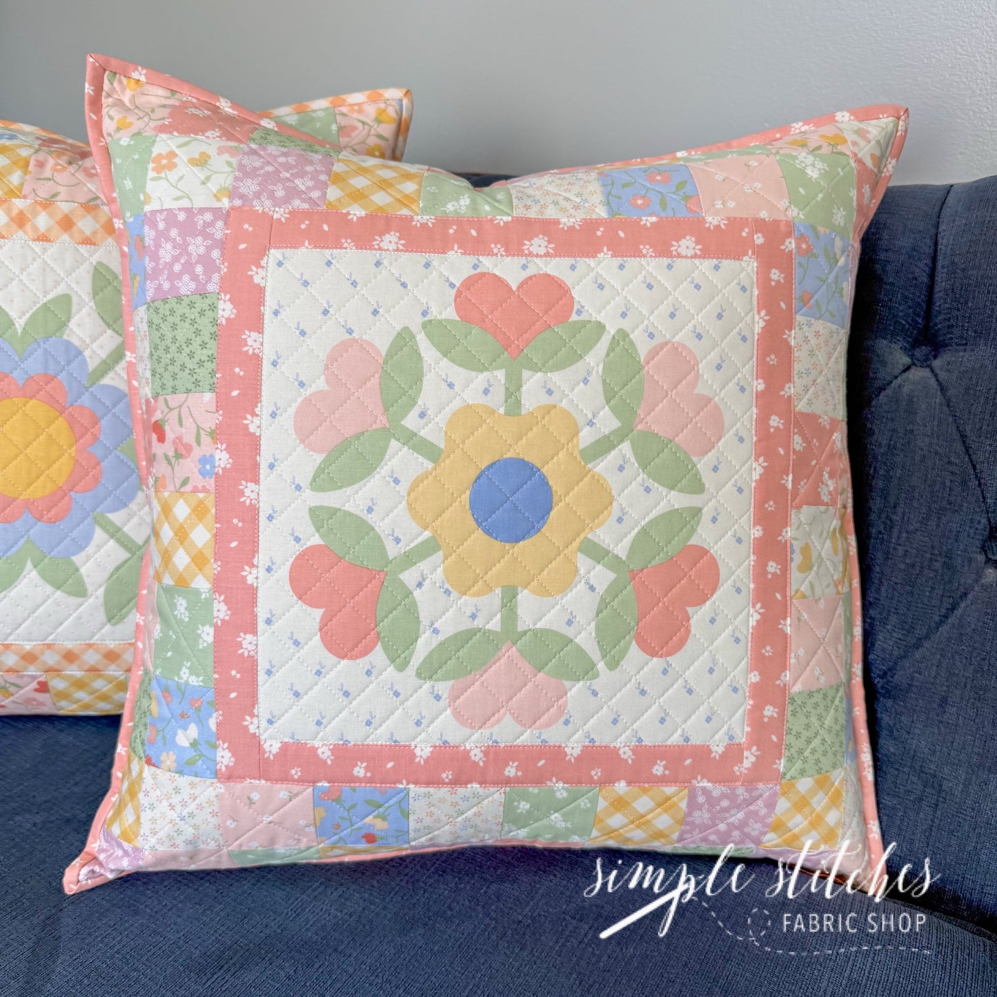 Pastel Prairie Pillow Kit (Set of 2)- Made by Myra