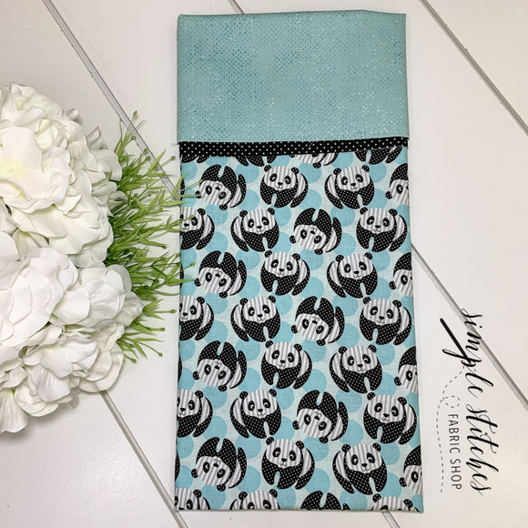 Panda Standard Pillowcase Kit with Free Pattern
