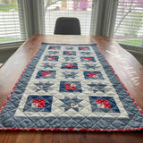 Starry Way Runner - Floral Backing