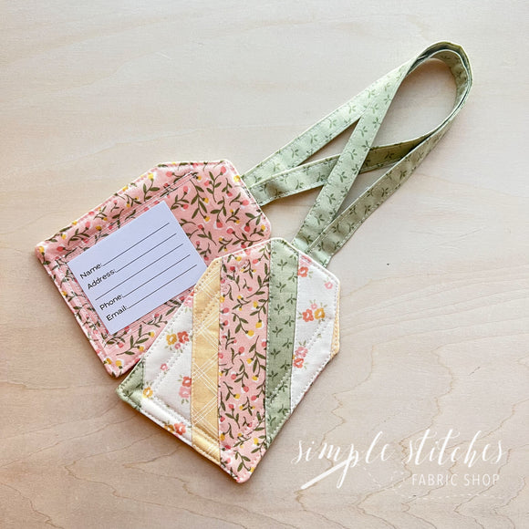 Flower Girl Luggage Tag - made by Myra