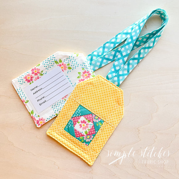 On the Bright Side Luggage Tag - made by Myra