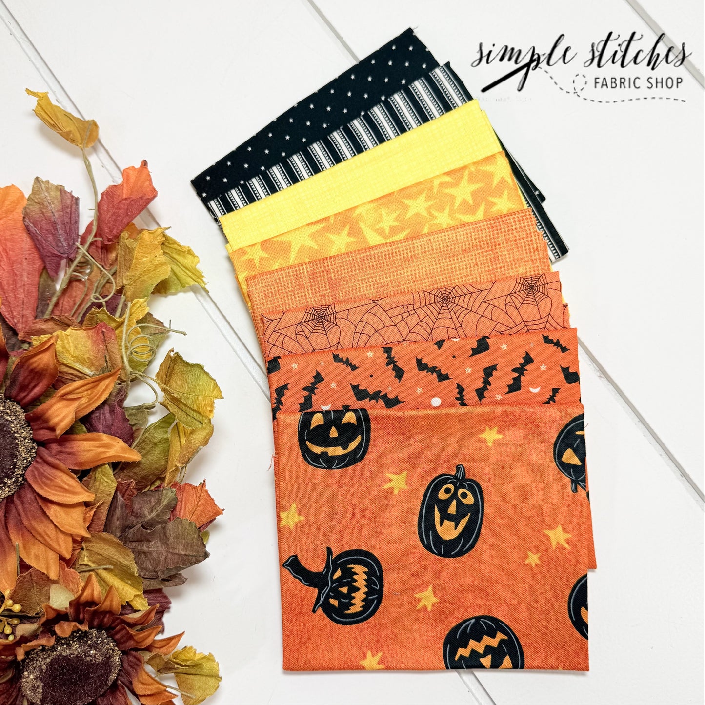 Pumpkin Patch Simple Bundle (8) Fat Quarter Bundle