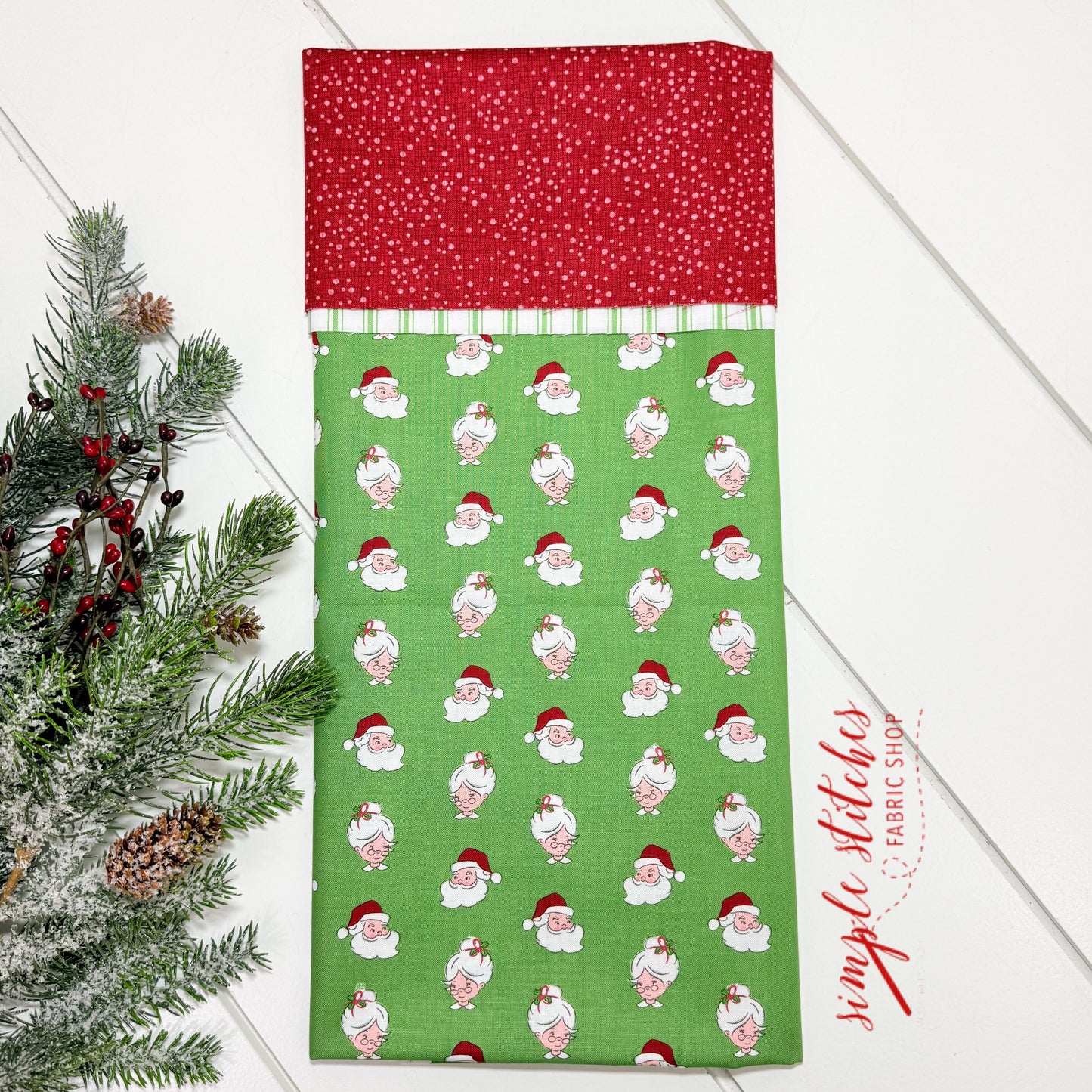Mr. And Mrs. Clause Pillowcase Kit with Free Pattern