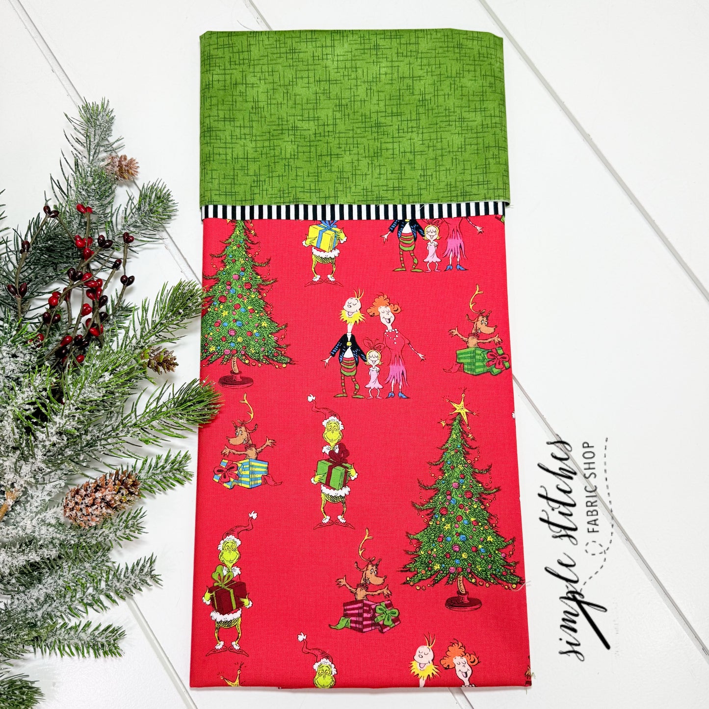 Grinch’s Christmas Pillowcase Kit with Free Pattern