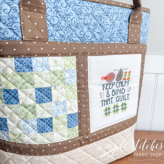 Let's Talk Quilting Stitch & Stow Bag - made by Myra