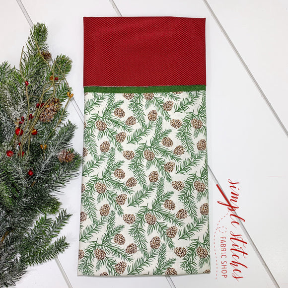 Winter Pine Standard Pillowcase Kit with Free Pattern