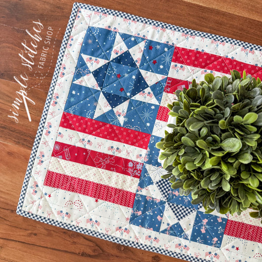 Stars and Stripes Runner- Made by Sienna