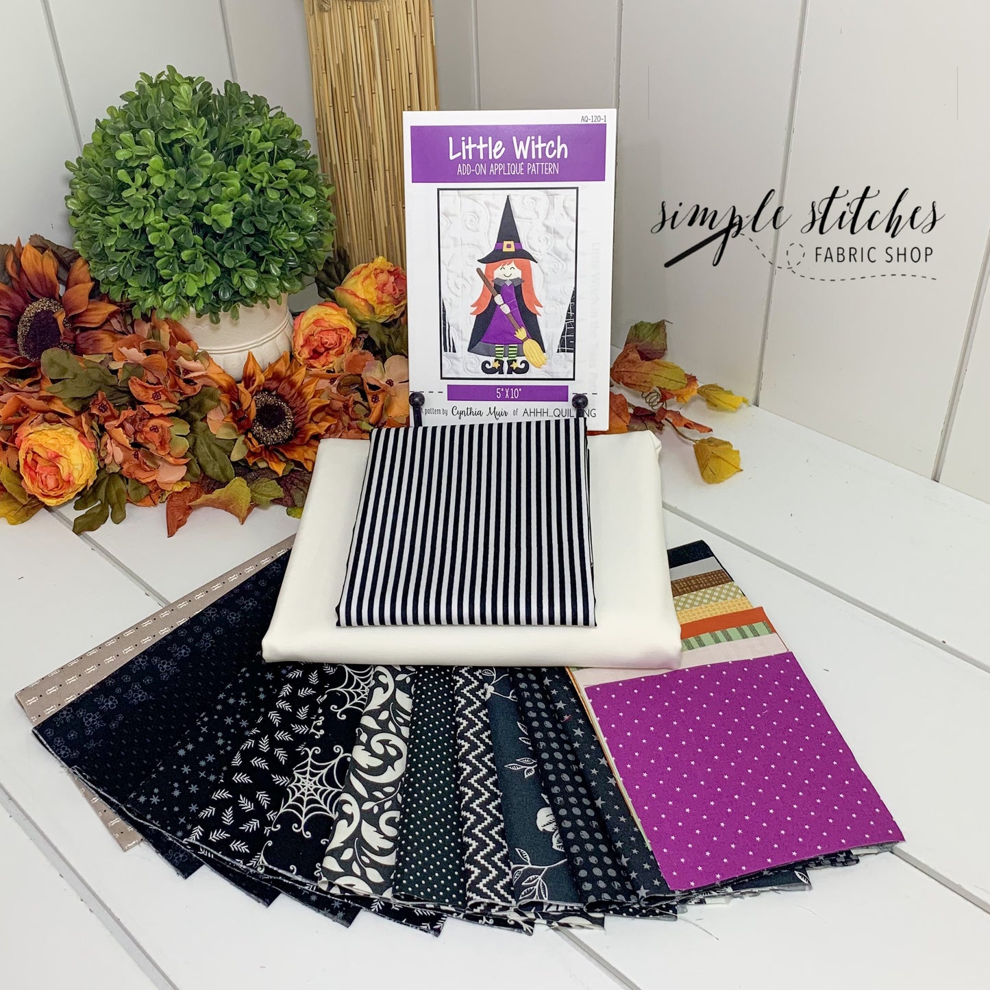 Little Witch in the Trees Quilt Kit