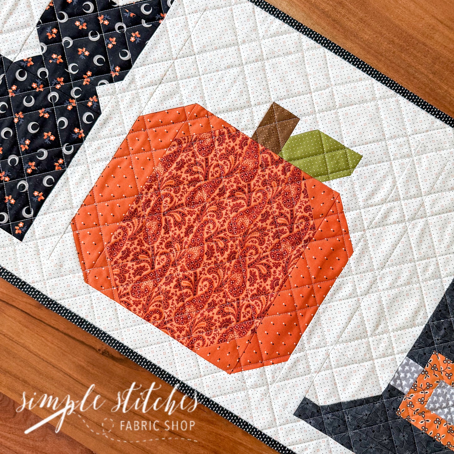 Midnight Magic Table Runner- Made by Janette