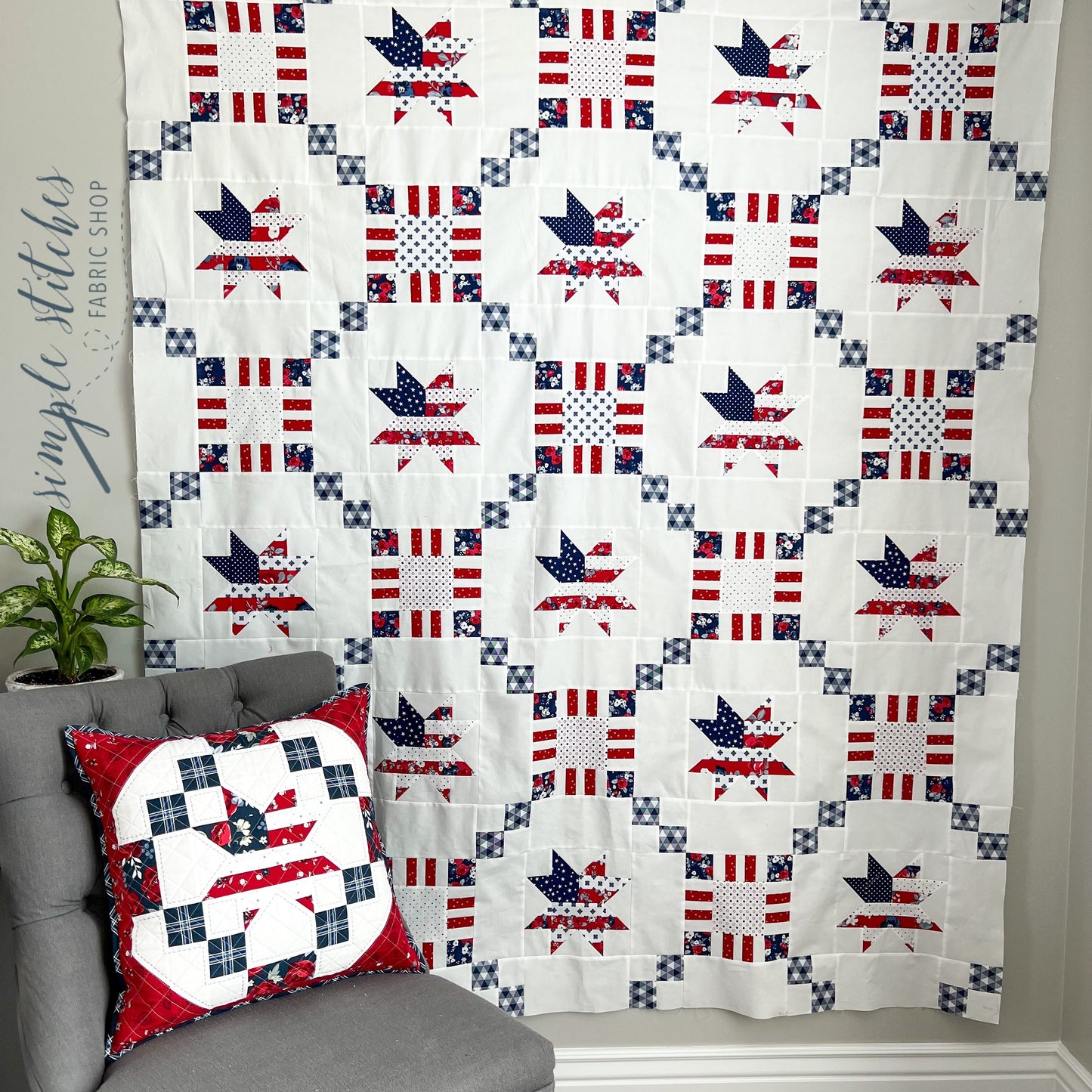 Country Star Quilt/Topper Pattern