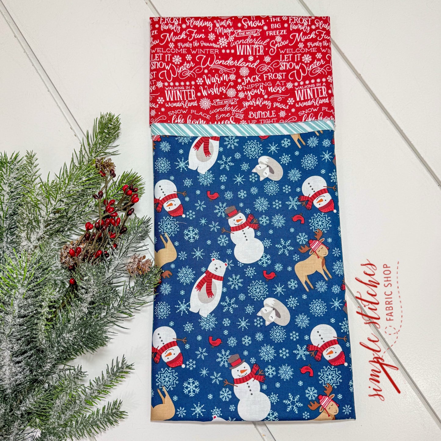 Perfect Winter Pillowcase Kit with Free Pattern