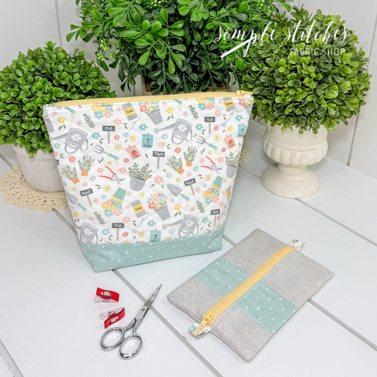 Gardening Take Along Project Bags - made by Janette