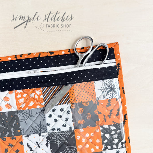 Halloween Clearly Charming Pouch - made by Myra