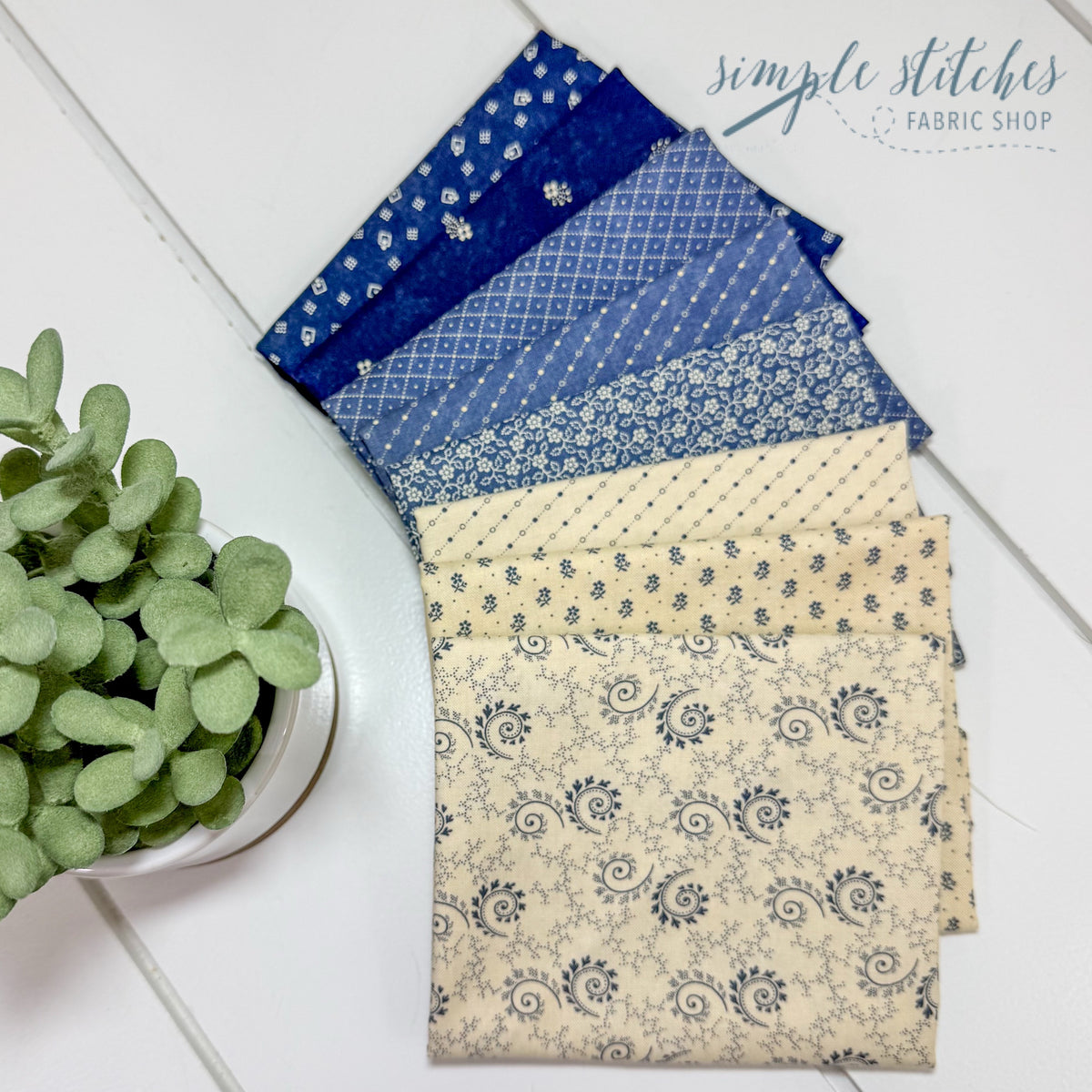 Bluebird Nest Simple Bundle (8) Fat Quarter Bundle