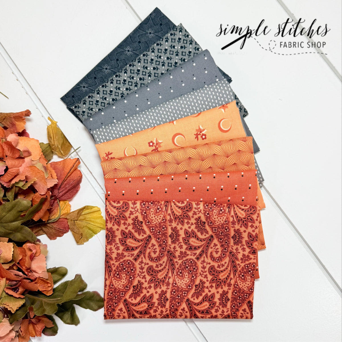 Nightfall Simple Bundle (8) Fat Quarter Bundle