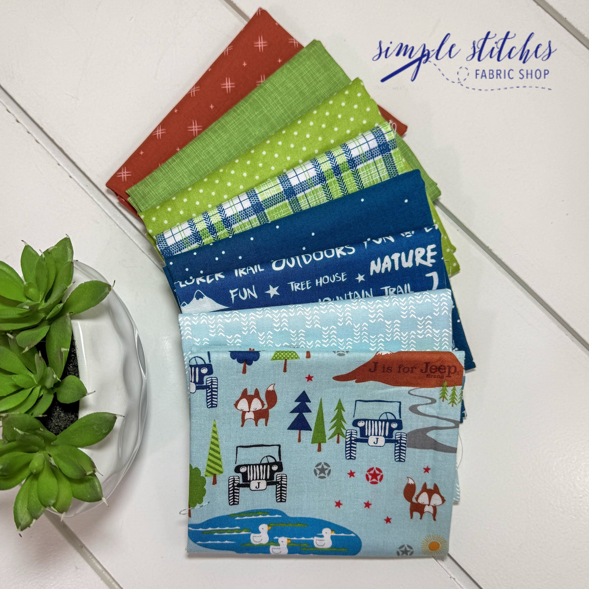 Adventure Simple Bundle (8) Fat Quarter Bundle